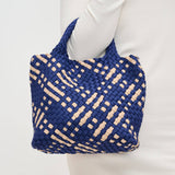 Sky's The Limit - Small Woven Neoprene Crossbody: Lilac