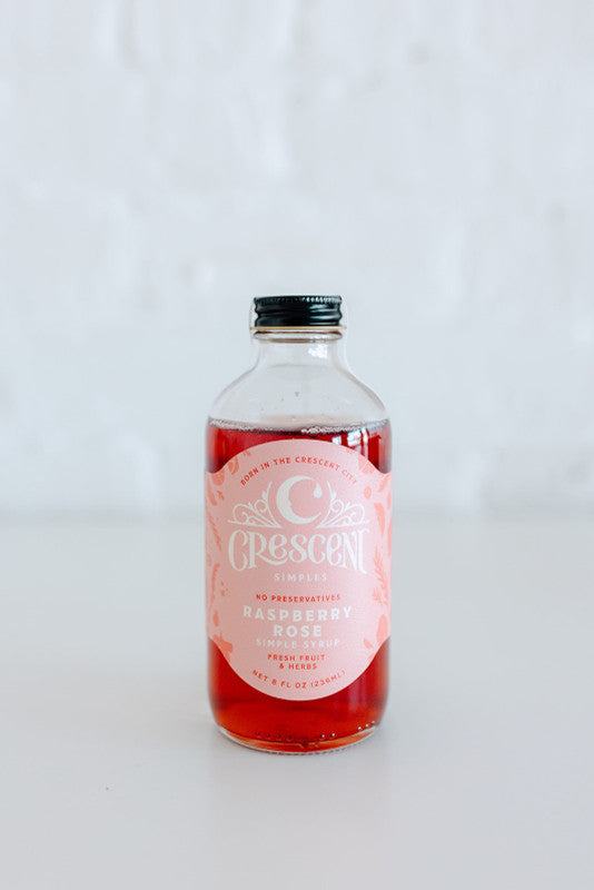Raspberry Rose Simple Syrup 4oz