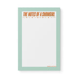 The Notes of a Showgirl notepad