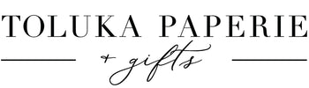 Toluka Paperie + Gifts logo