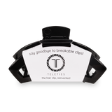 Open Jet Black Large Hair Clip