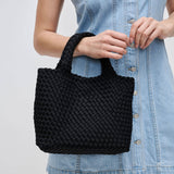 Sky's The Limit - Small Woven Neoprene Crossbody: Lilac