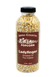 14oz Bottle of Ladyfinger Hulless Popcorn