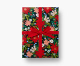 Poinsettia Continuous Wrapping Roll