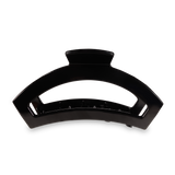 Open Jet Black Large Hair Clip