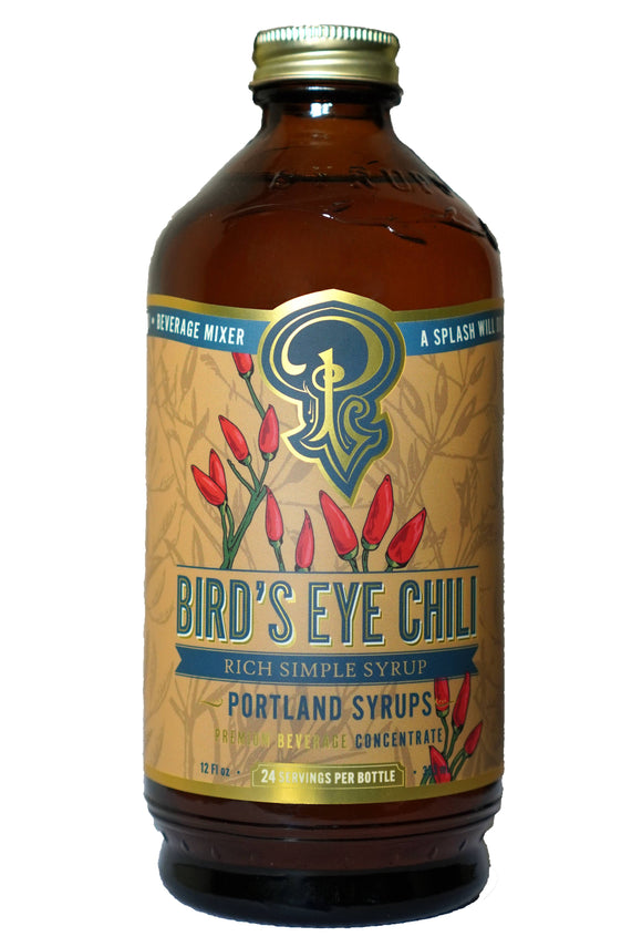 Bird's Eye Chili Simple Syrup (12 oz)