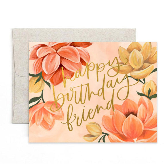 Happy Birthday Friend Card