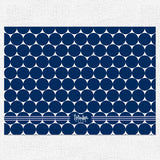 Blue Big Dots Stationery