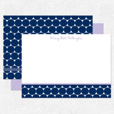Blue Big Dots Stationery