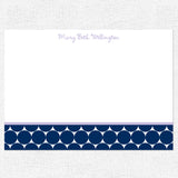 Blue Big Dots Stationery