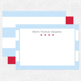 Chicago Flag Stationery