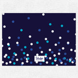 Blue Confetti Stationery