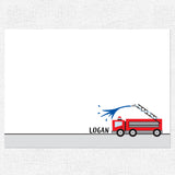 Firetruck Stationery