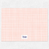 Coral Linen Stationery