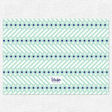 Blue Lattice Stationery