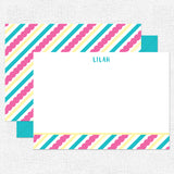 Scallop Stripes Stationery