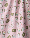 Flower Tiles Tea Towel - Mahjong: Green