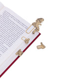 Brass Bookminders Page Markers: Cat & Mouse