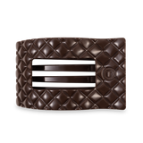 Flat Rectangle Hair Clip | Large | Truly Taupe Quilted