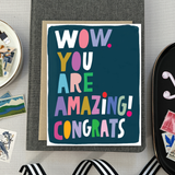 Wow Congrats Card