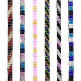 Guatemalan Seed Bead Extra Thin Strap Bracelet