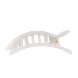 Flat Rectangle Hair Clip | Large | Coconut White