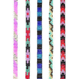 Guatemalan Seed Bead Extra Thin Strap Bracelet