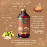 Brown Sugar Simple Syrup 12 oz - Mixed Drinks & Coffee Syrup