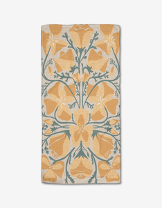 Golden Poppy Bar Towel