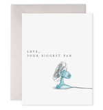 Biggest Fan Love & Friendship Greeting Card: 4.25 X 5.5 INCHES