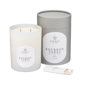 Bourbon Tabac 2-wick Candle