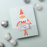 Scratch-off Card - Shelf Elf - Holiday