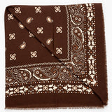 Paisley Print Oversized Square Scarf | 40SC749: OFF WHITE