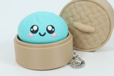 Squish Dumpling Click Fidget | Loud or Silent | Sensory Toy: Purple / Loud
