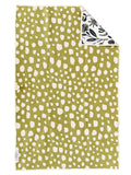 Vintage Highway: Reversible Hand Towel: Cream/Pea Green / Hand Towel