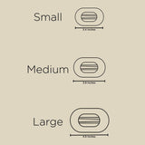 Flat Round Hair Clip | Large | Red Carpet Ready