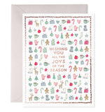 Merry Motif Holiday Greeting Card Boxed Set, Set of 6