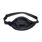 Aim High  Woven Neoprene Belt Bag: Bone