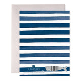 Navy Stripes Thank You Boxed Card Set, Set of 6