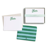 Varsity Thanks Flat Notecard Set, 8 Cards & Envelopes