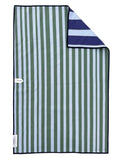 Fred: Reversible Hand Towel: Green/Blue / 19x29 / Hand Towel