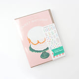Sticker Scene Card - Decorate a Cake