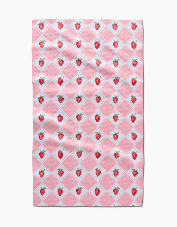 Vera Strawberries Tea Towel