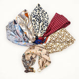 Silk Feel Pearl Magnetic Clasp Scarf Necklace | 40NK9802: B