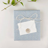Orange pumpkin autumn mini enclosure notecard