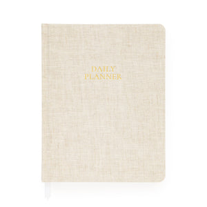 Undated Daily Planner, Flax