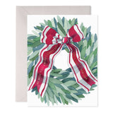 Laurel Wreath Holiday Greeting Card Boxed Set, Set of 6