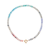 Natural Stone Semi-Precious Glass Mixed Necklace | 40NK9659: C