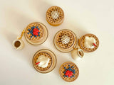Waffle Clicker 3D Printed Fidget Toy Keychain: Yes / Waffles on Plate / Berries
