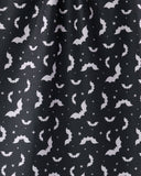 Batty Night Tea Towel: Black